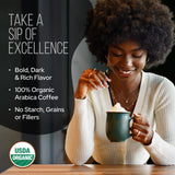 Café con champiñones reserva del fundador de DECAF (instantáneo)