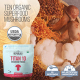 Polvo de extracto de hongo Titan 10