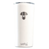 La Republica Matte White Tumbler 16oz (2-Logo Front and Back)