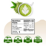 Té verde Matcha de melena de león en polvo