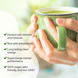 Té verde Matcha de melena de león en polvo