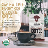 Ground Mushroom Coffee 12oz Bag Case-Of-12