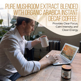 Decaf Mushroom Coffee 35 Serving (Instant) Case-Of-12