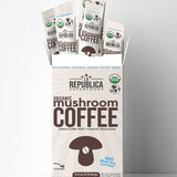 Café con champiñones, caja de 10 paquetes individuales