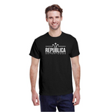 La Republica Black T-Shirt (Print on Front and Back of Tee)