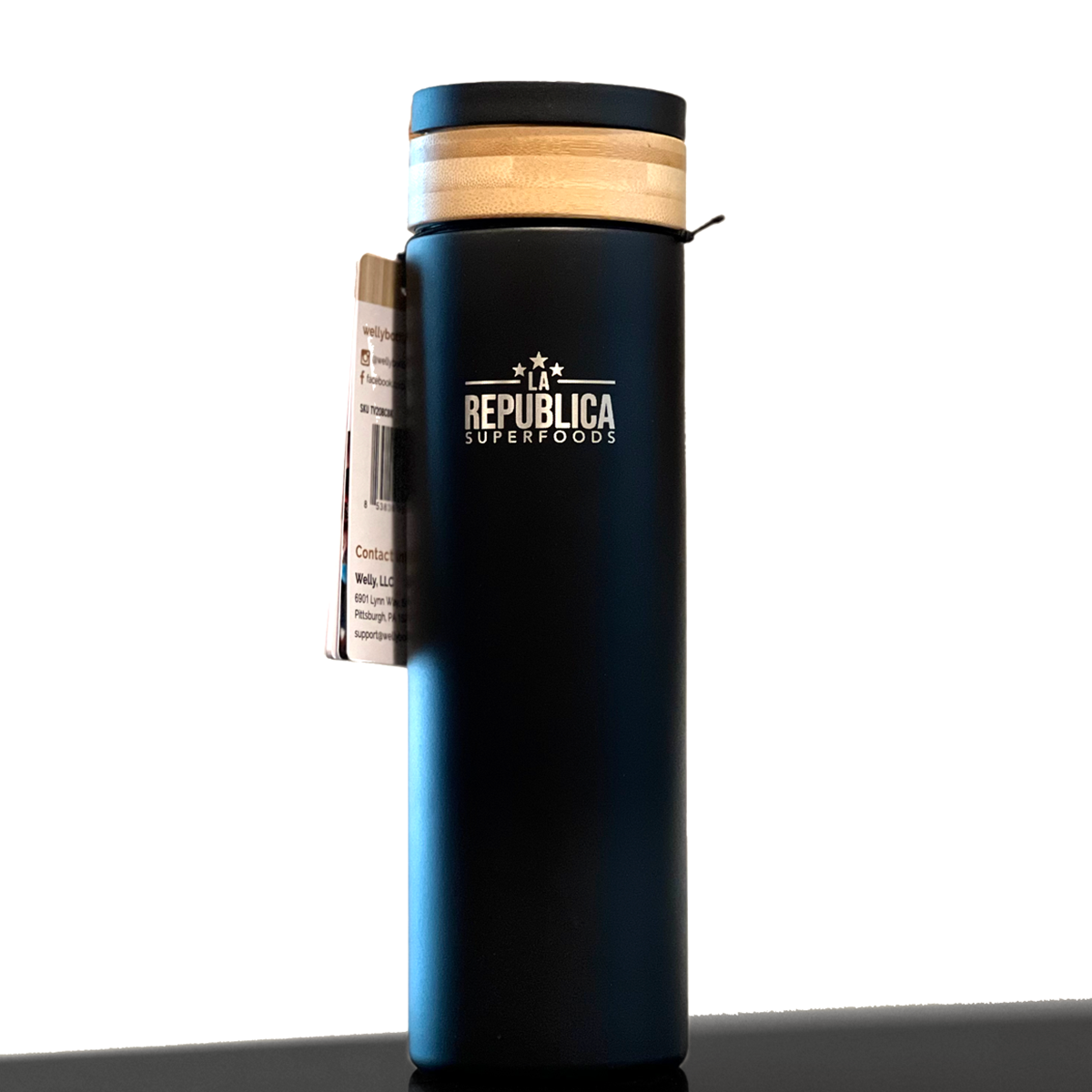 Traveler 20oz - Black  Vacuum Insulated Stainless Steel by Welly