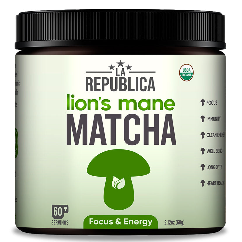 Lion's Mane Matcha Green Tea Powder